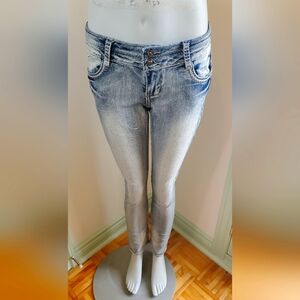 Vanilla Star Acid Low Rise Skinny Jean